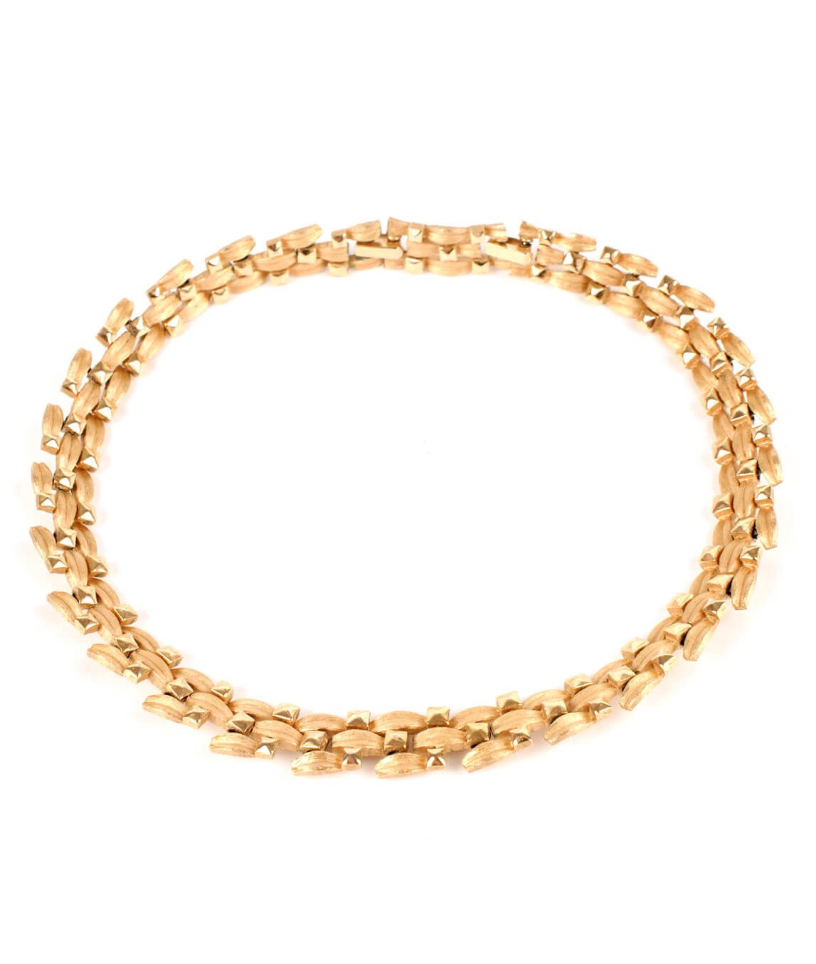 Crown Trifari Modernist Necklace 