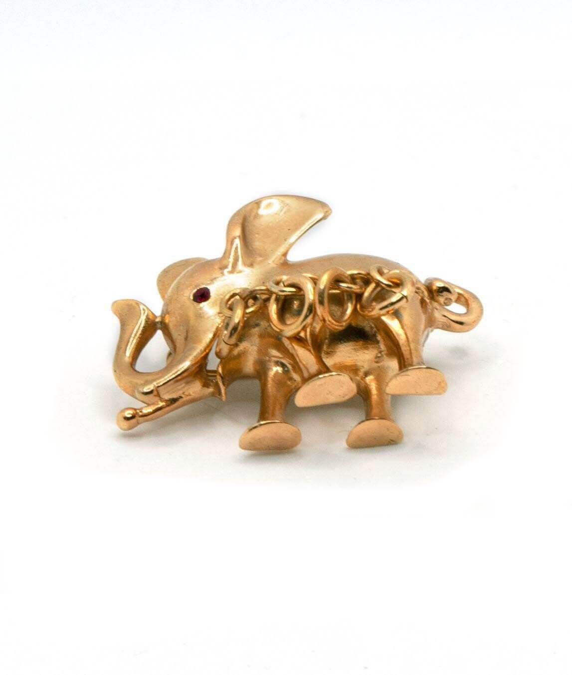 Christian Dior Elephant Brooch 1967 Gadelles Vintage