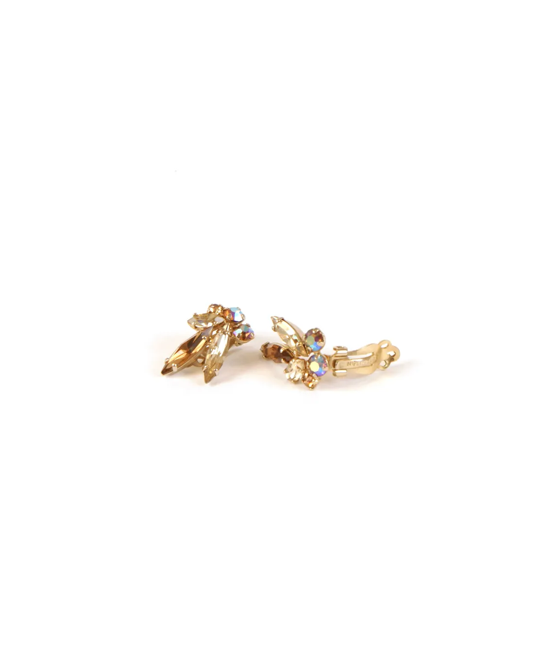 Sherman crystal earrings clip