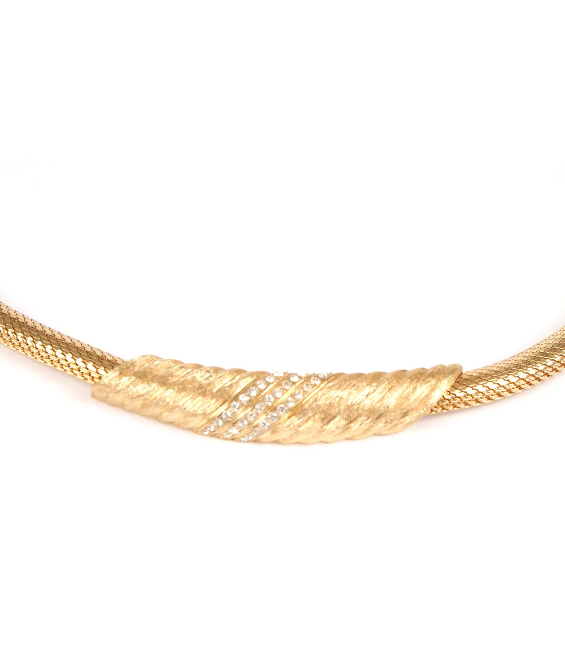 Dior necklace diamante detail