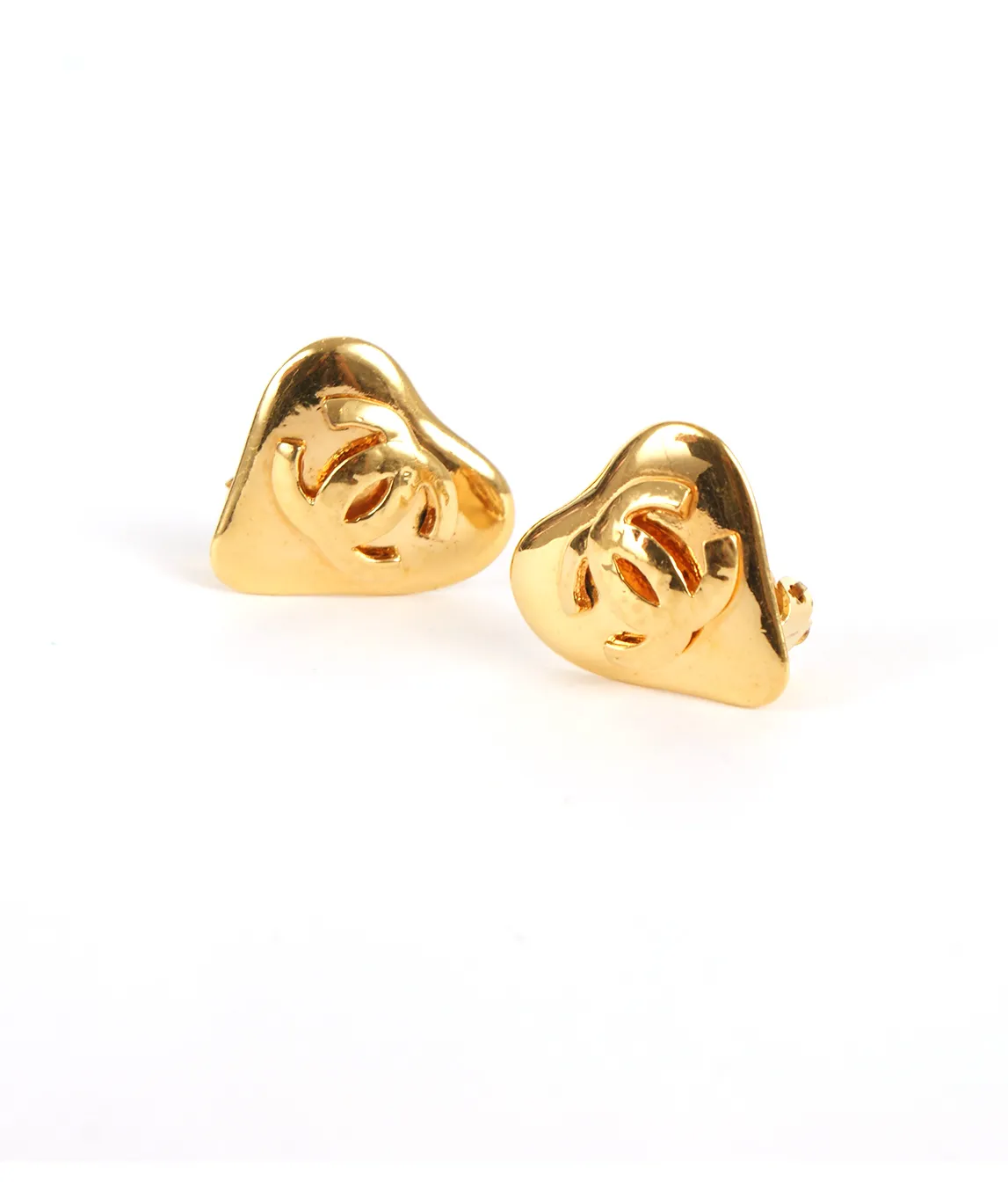 Chanel heart earrings 1993