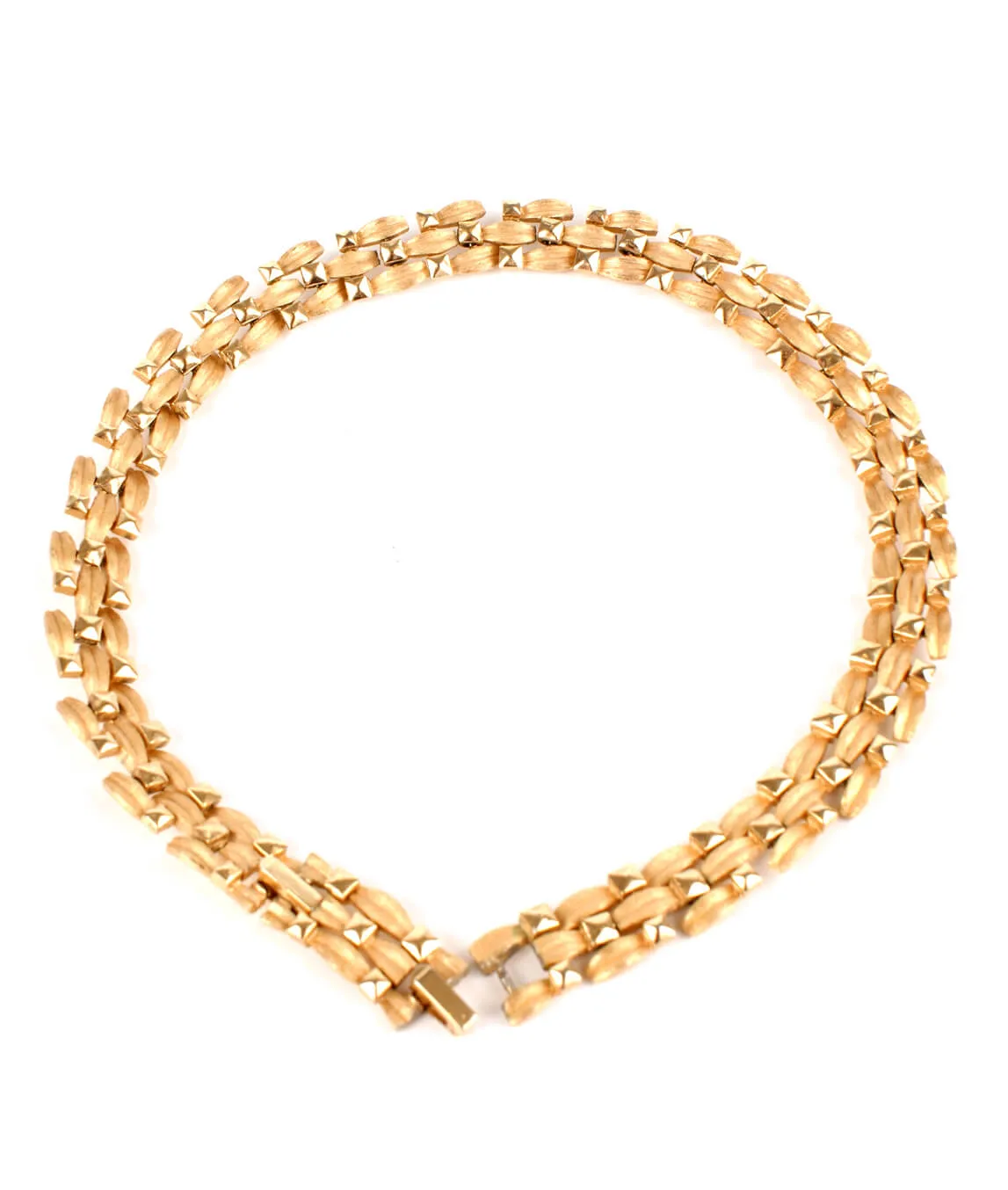 Crown Trifari Modernist Necklace | Gadelles Vintage