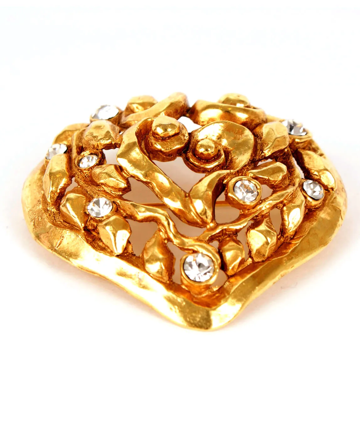 Lacroix Christmas heart brooch