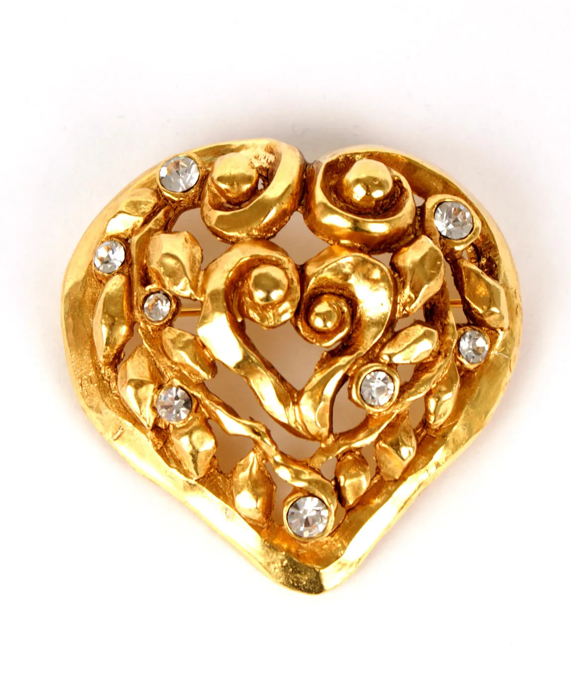 Christian Lacroix Heart Brooch 1991