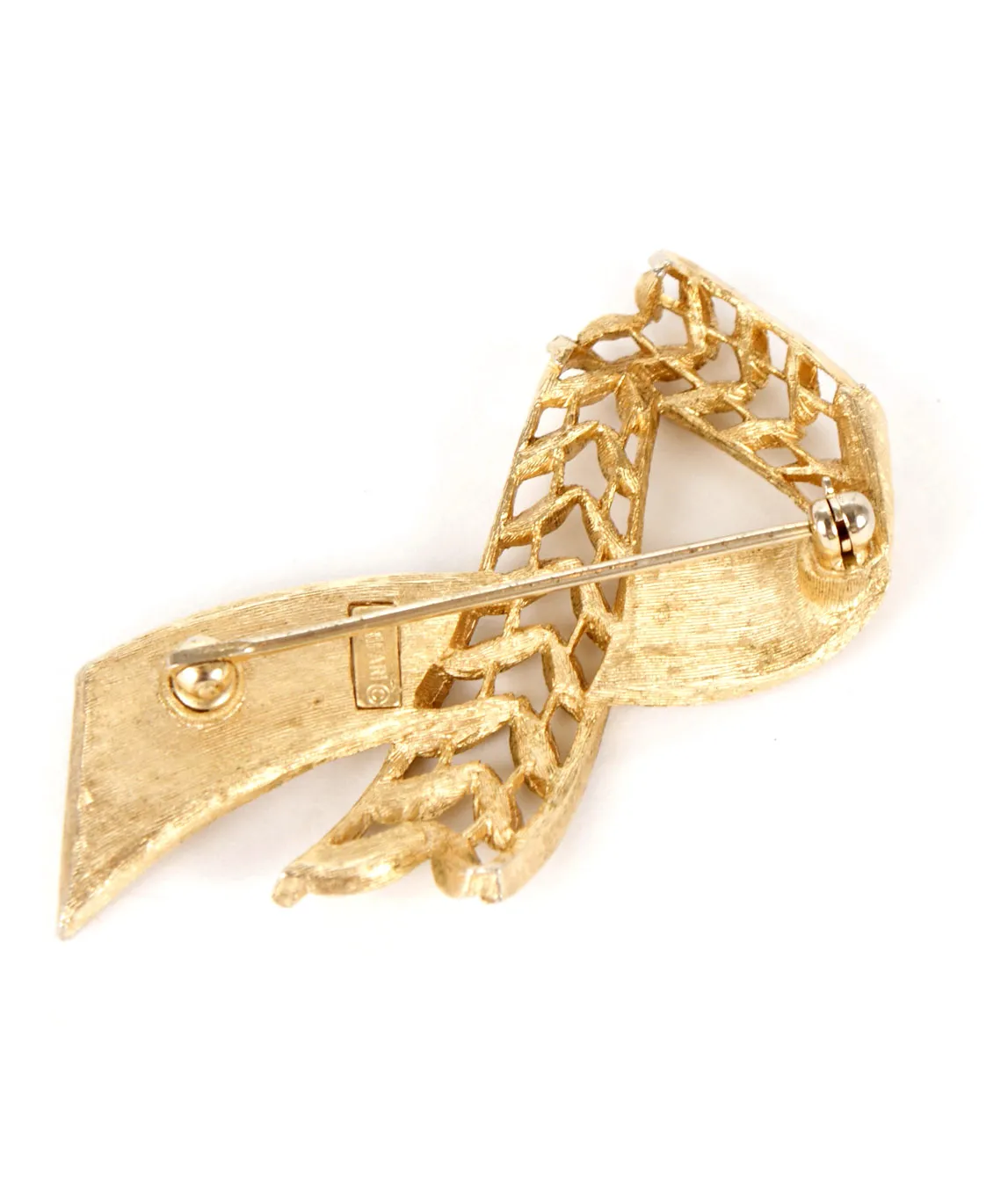 Trifari Ribbon Brooch | Gadelles Vintage