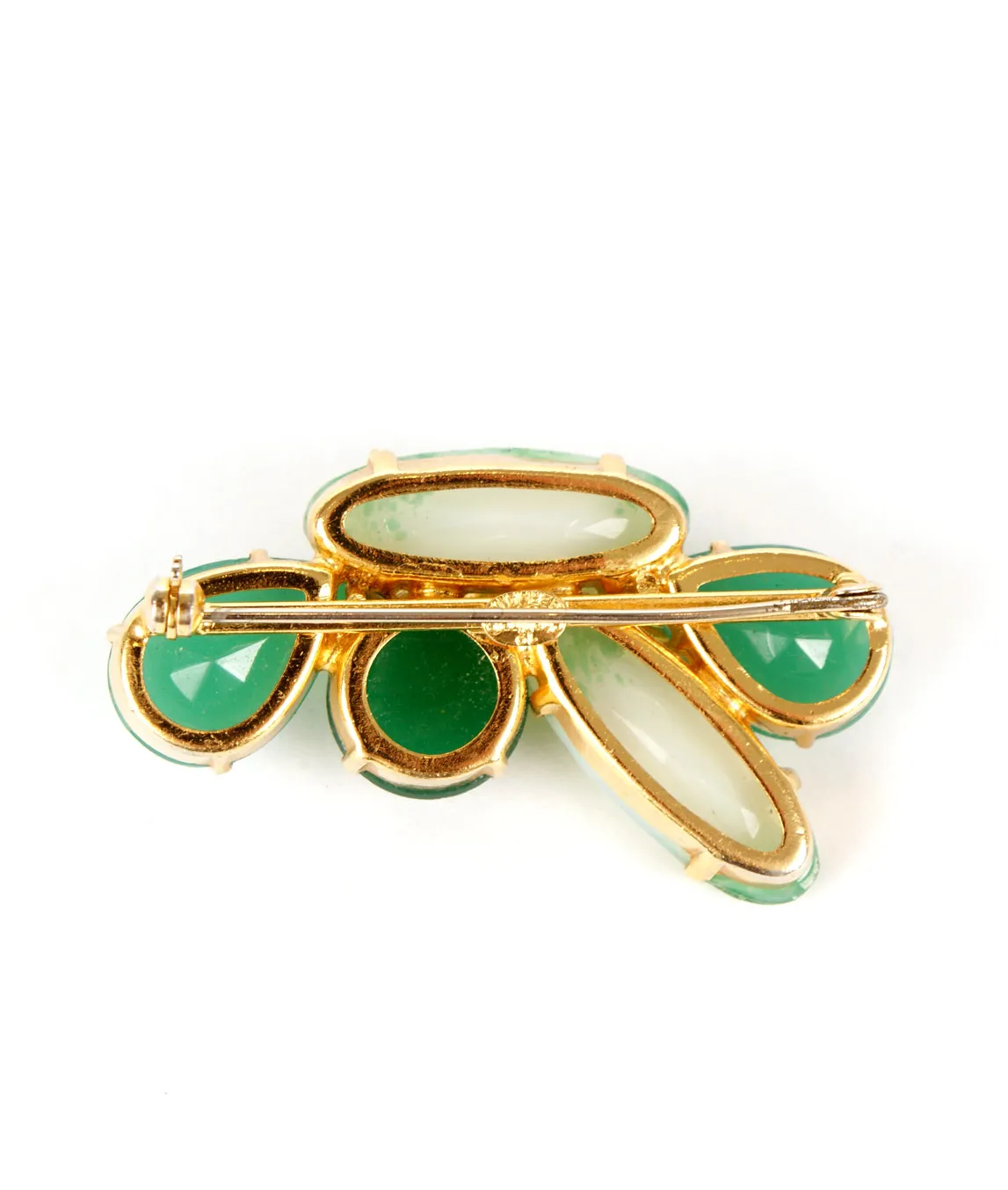 Vintage Dior brooch reverse