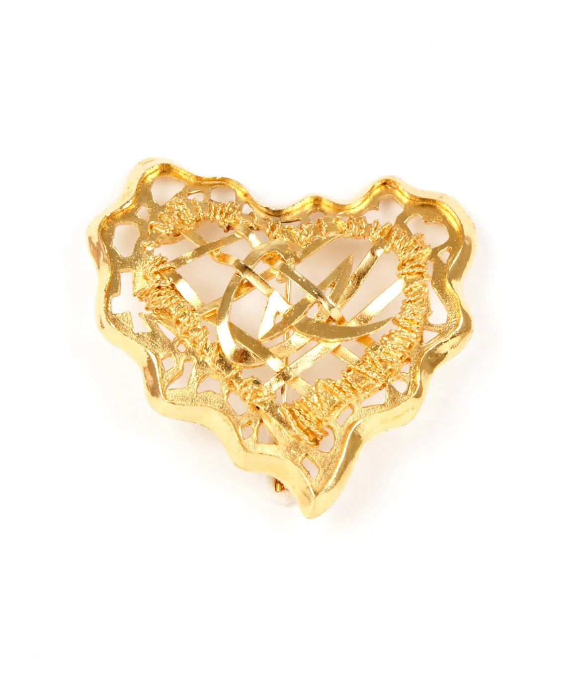 Christian Lacroix heart brooch