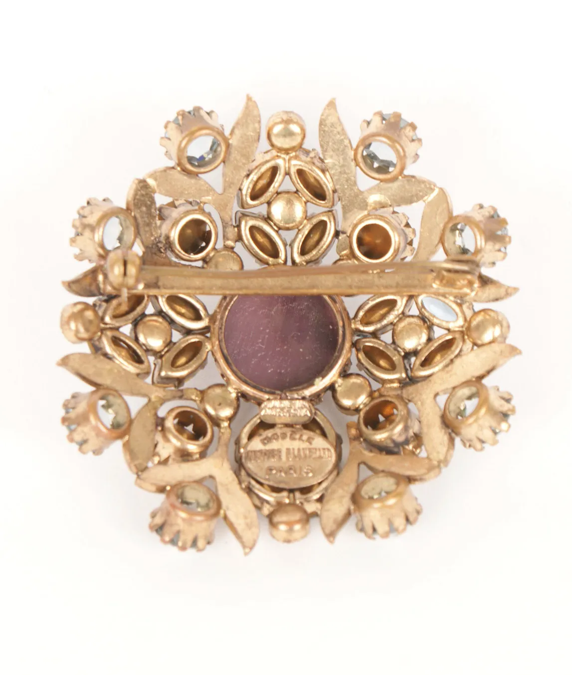 Model Maryse Blanchard brooch