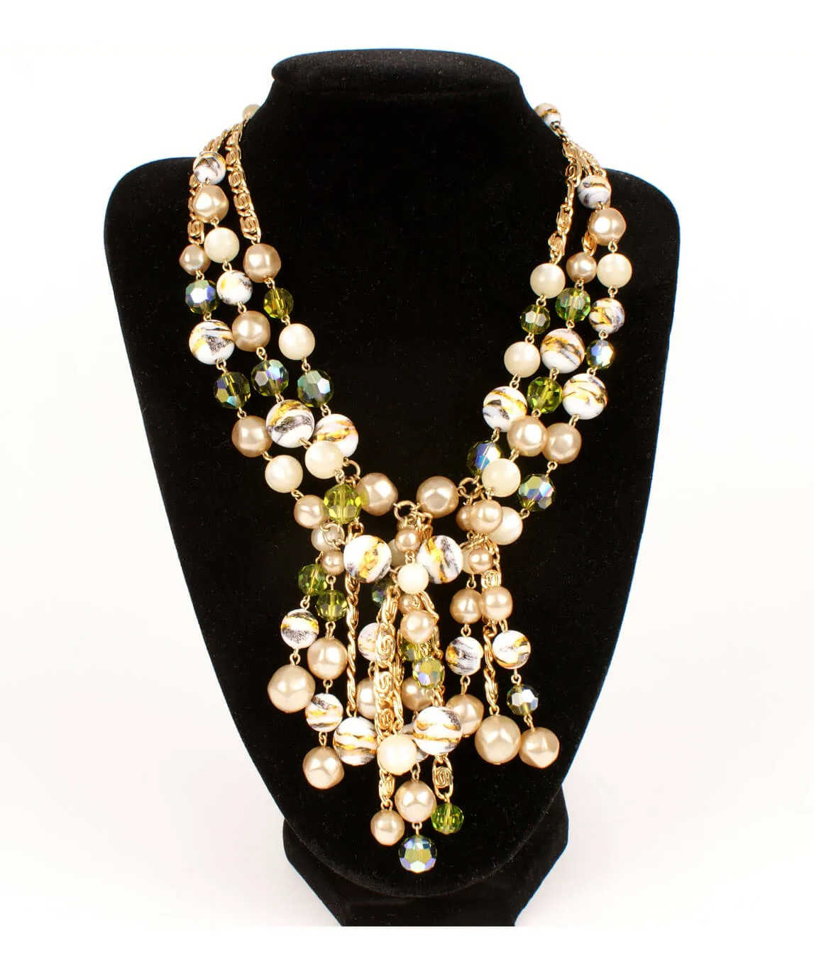 Christian Dior vintage beaded necklace