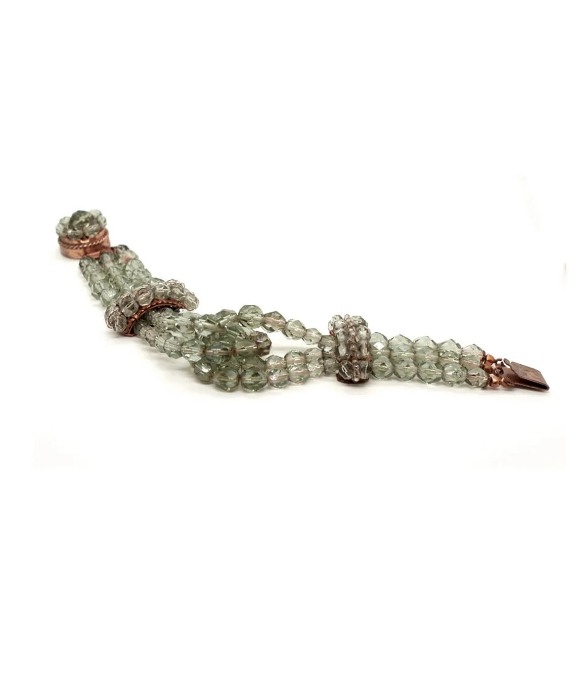 Coppola e Toppo glass beaded three strand bracelet