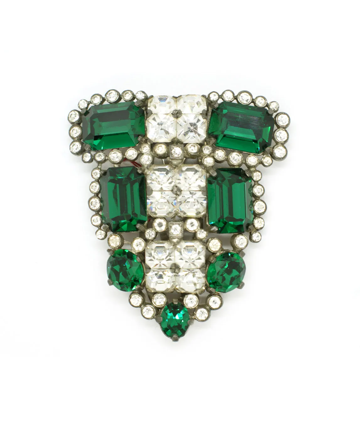 Emerald green Eisenberg Original dress clip