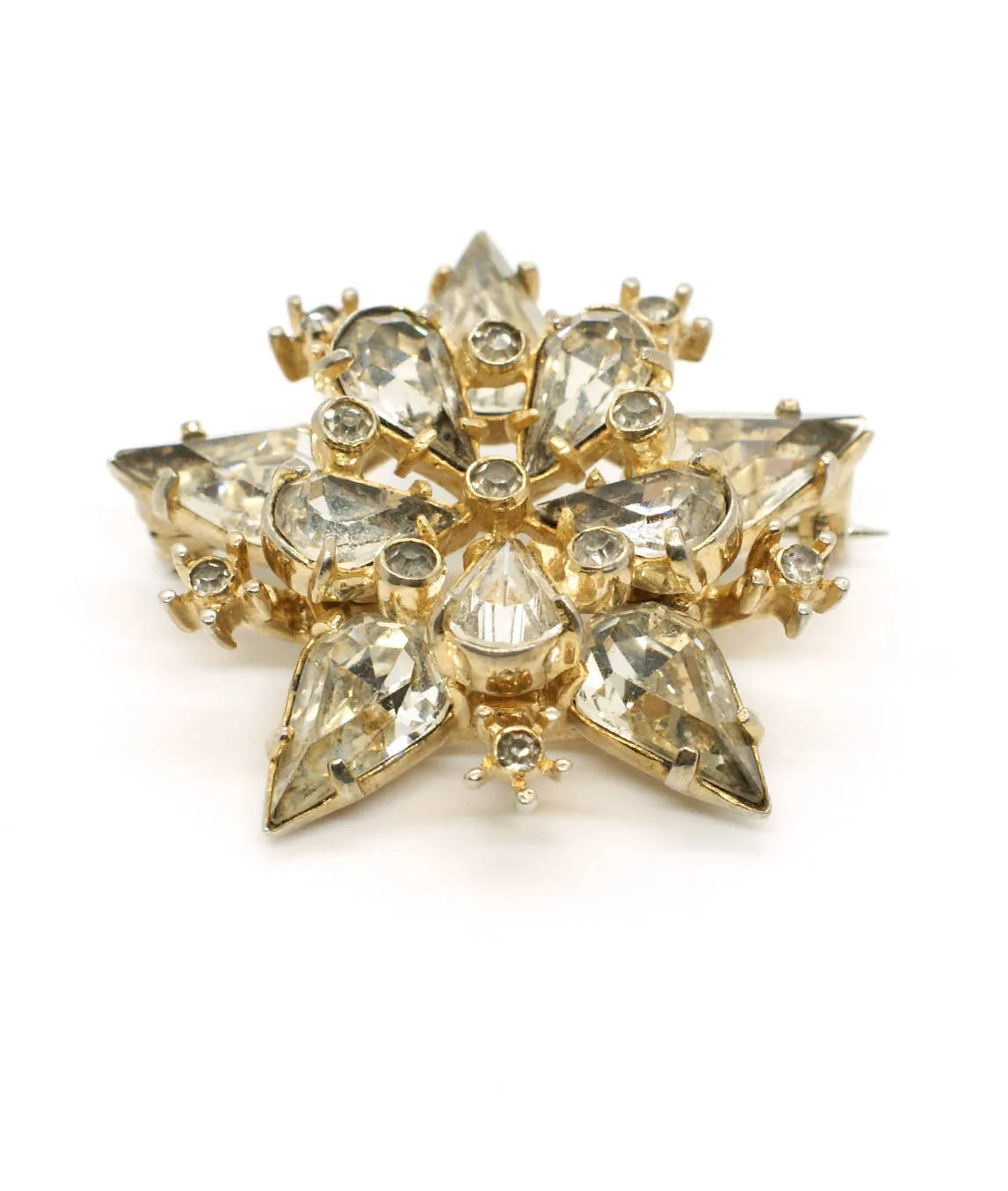 Silver-gilt star pin by Eisenberg