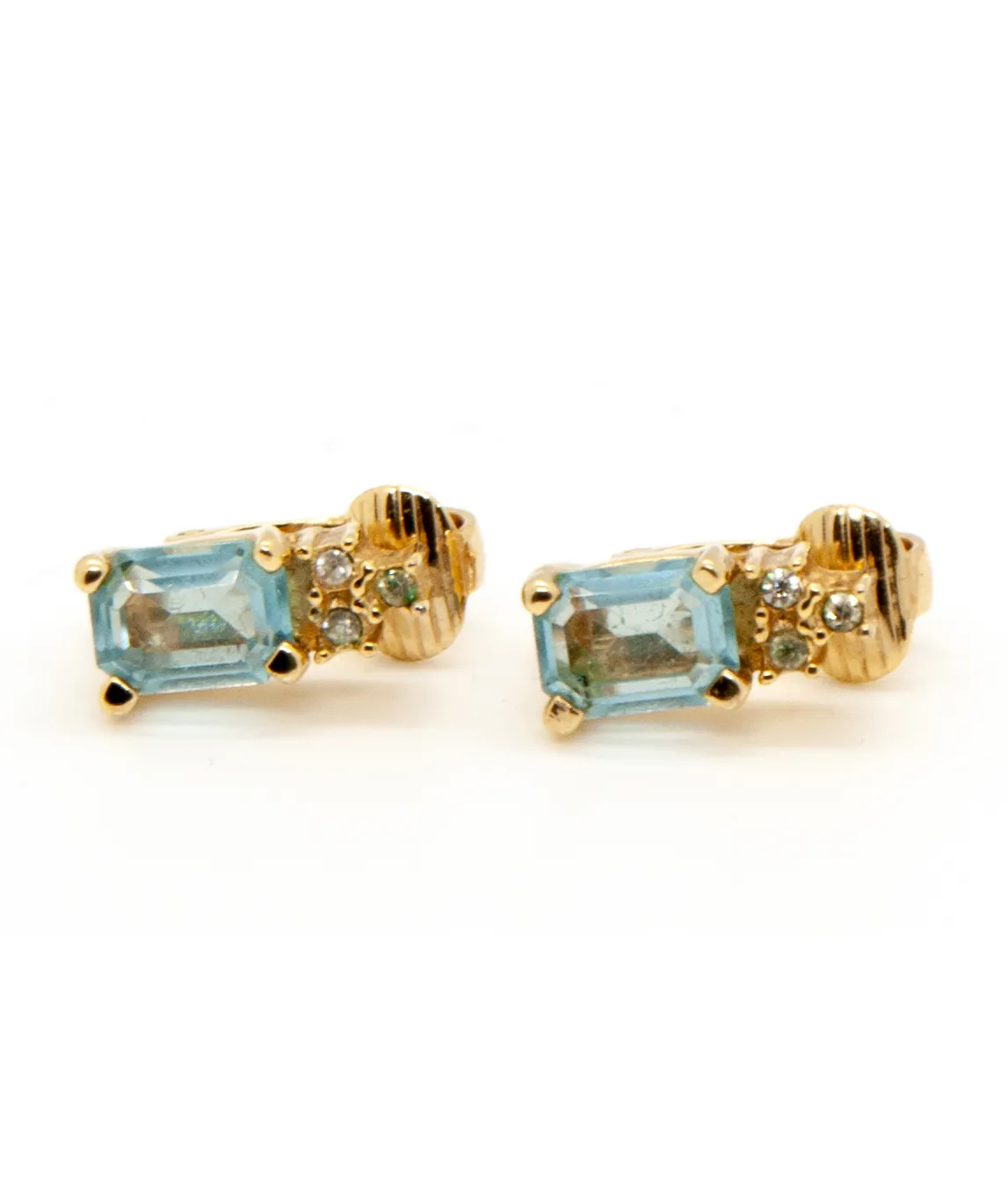 Vintage Dior Aquamarine Earrings