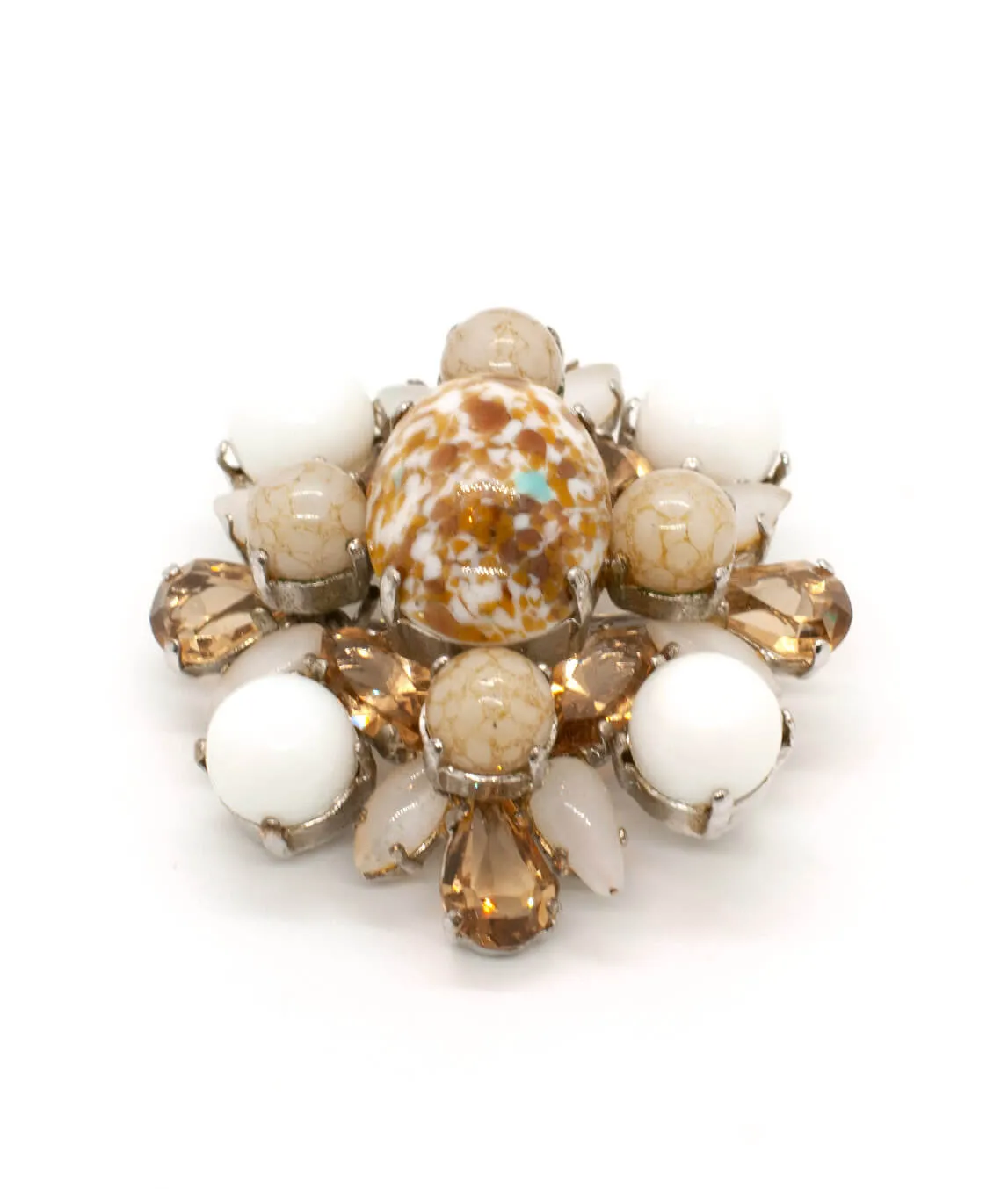 Vintage Christian Dior beaded Brooch 1959