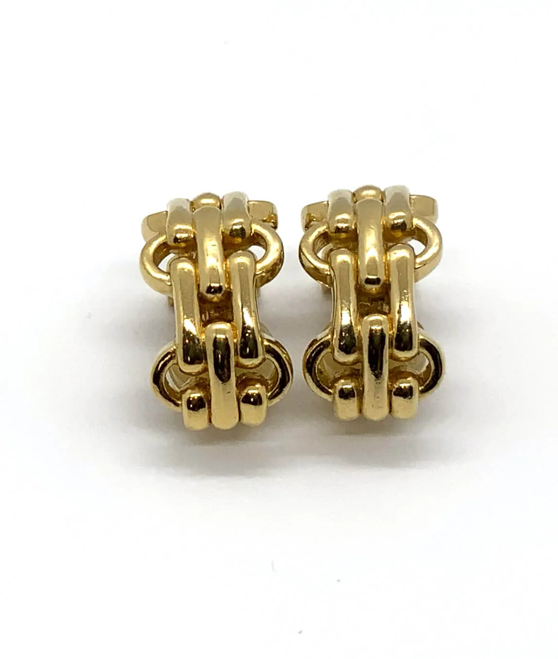 Vintage 1980s Dior gold earrings