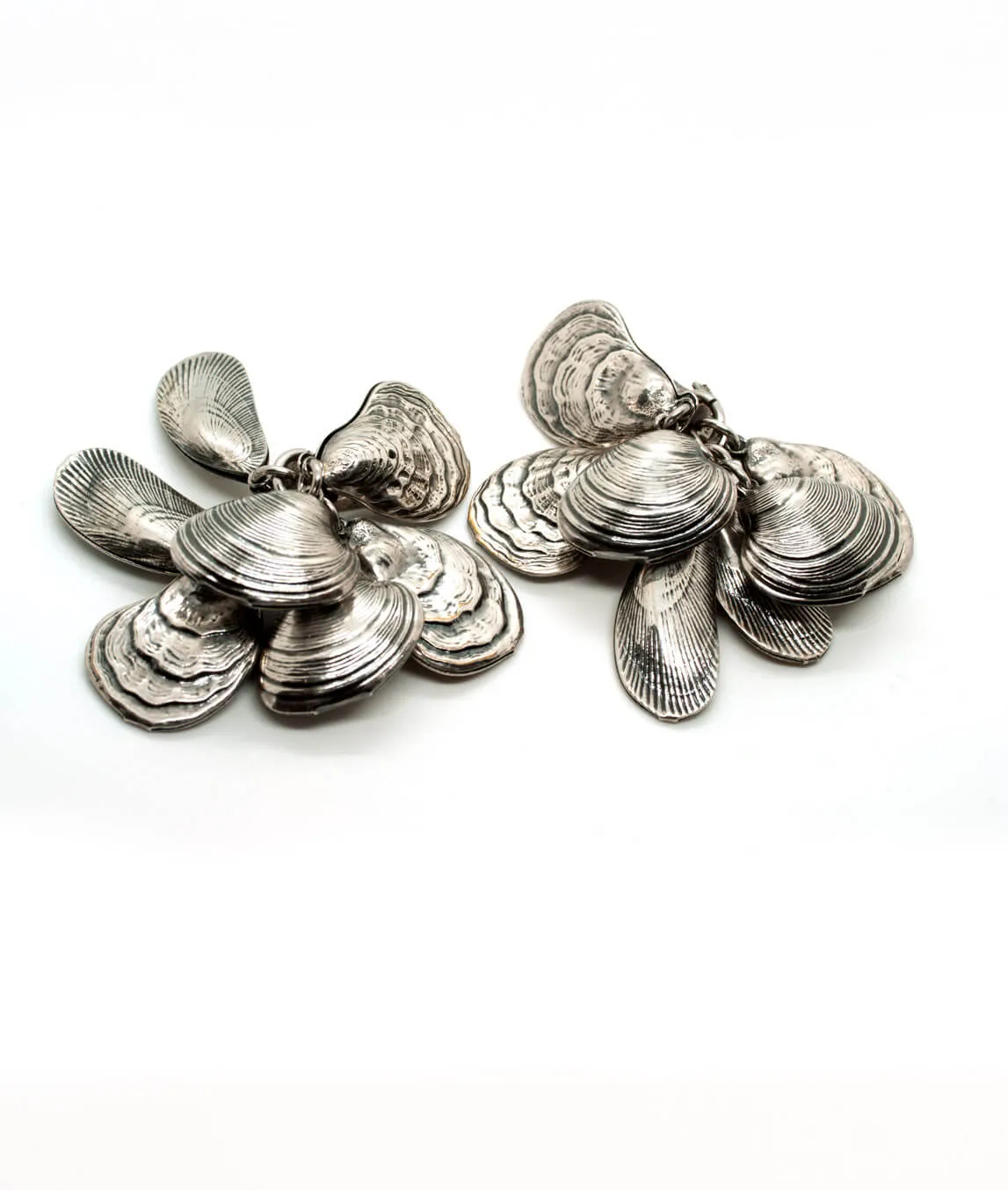 Vintage Napier shell earrings