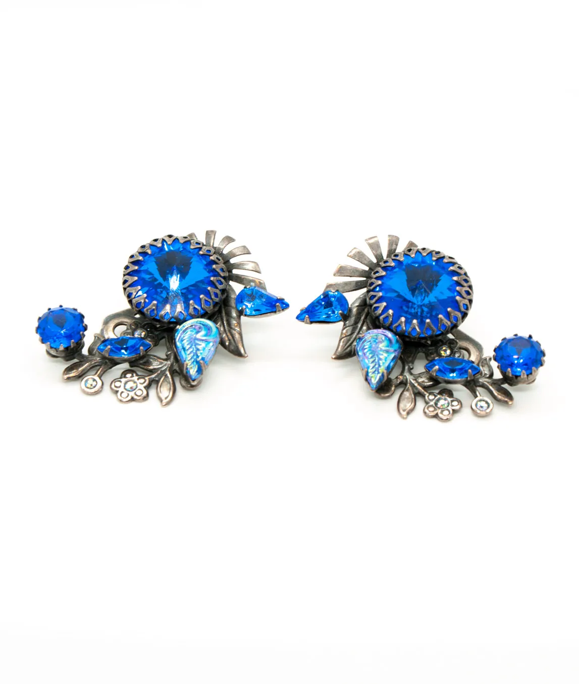 Layered vintage earrings by Askew London
