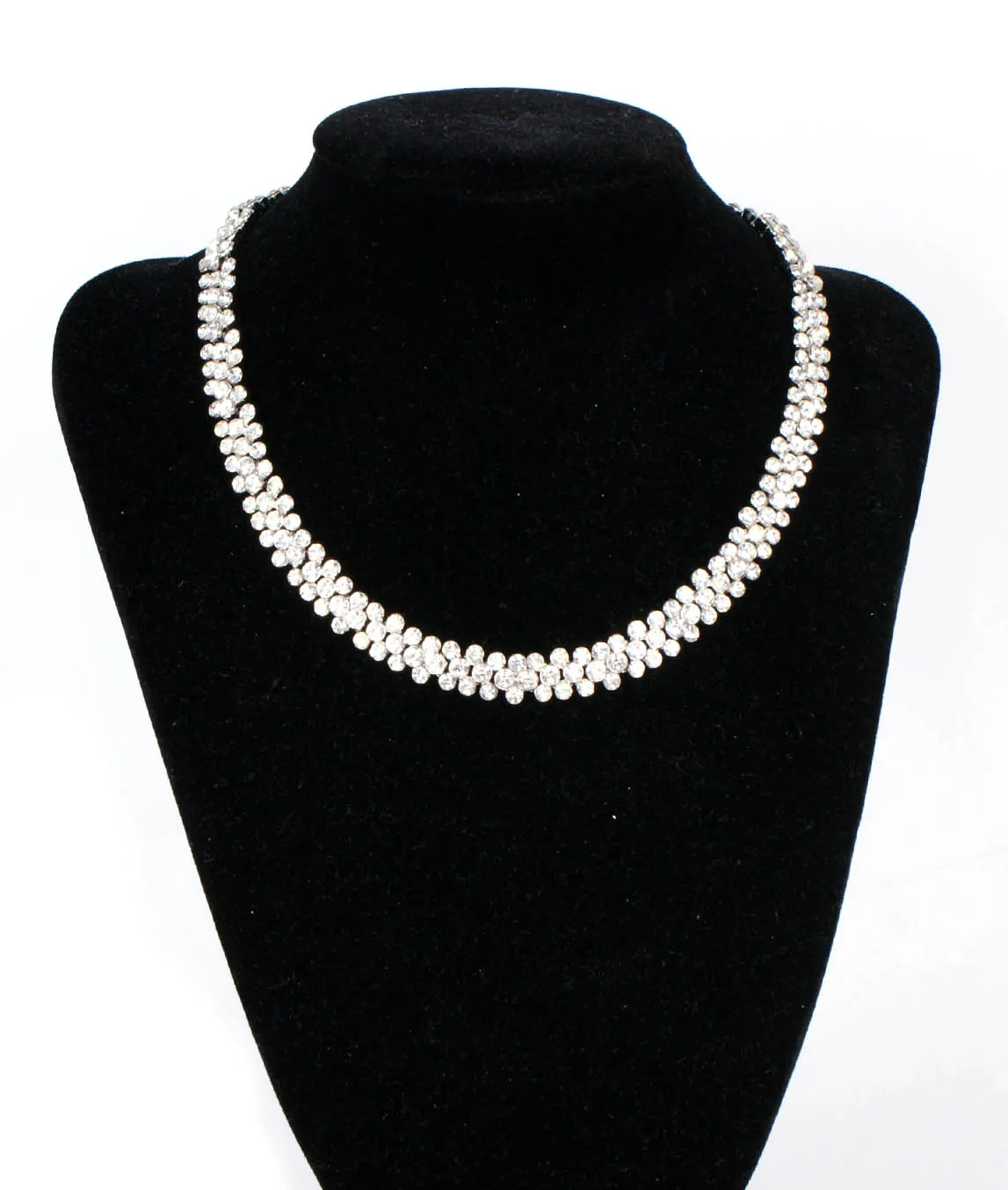 Vintage Crown Trifari Crystal Necklace
