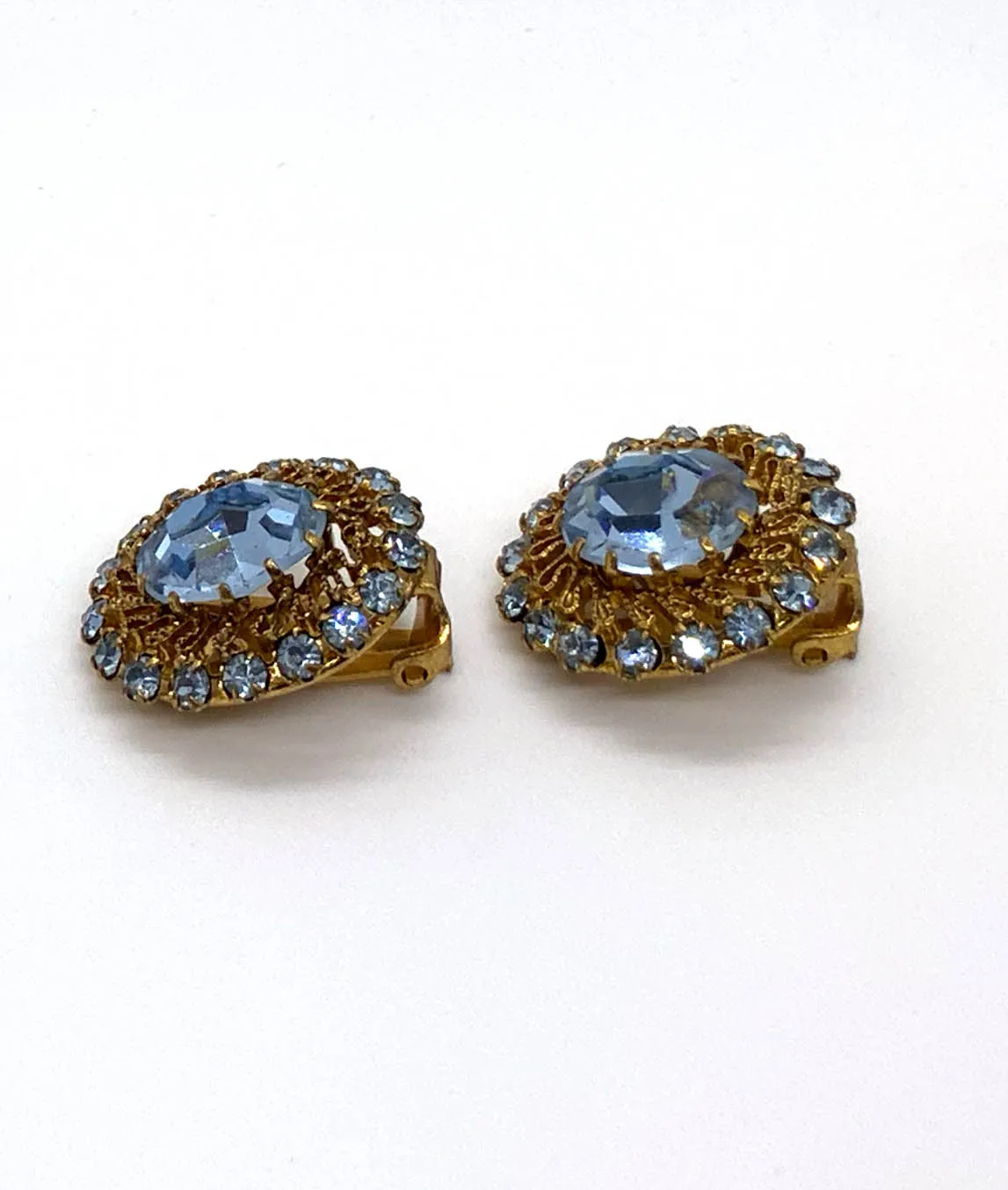 Vintage Austrian crystal earrings
