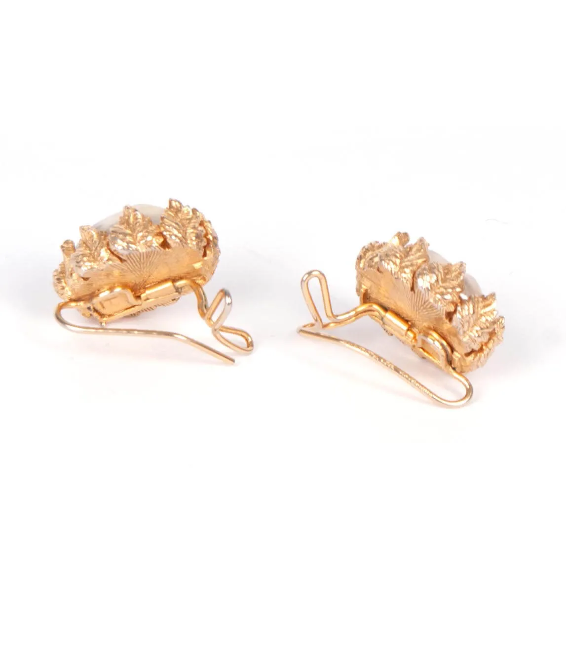 Vintage earrings with the patented wingback fitting by Judith McCann