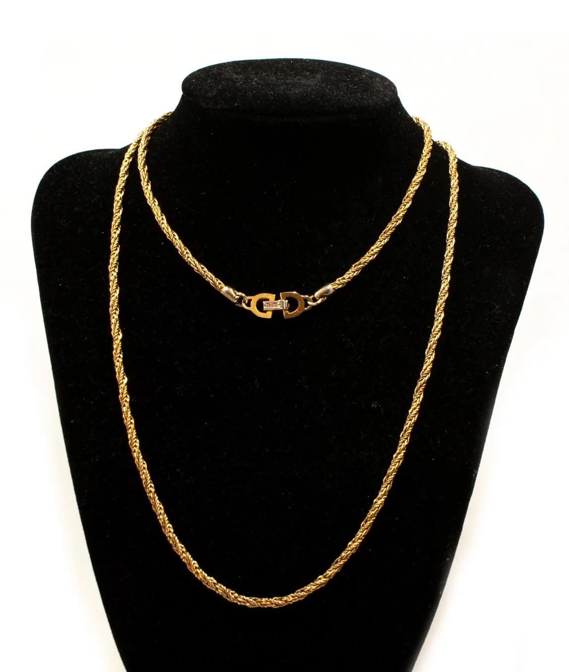 Vintage Dior doubled rope chain