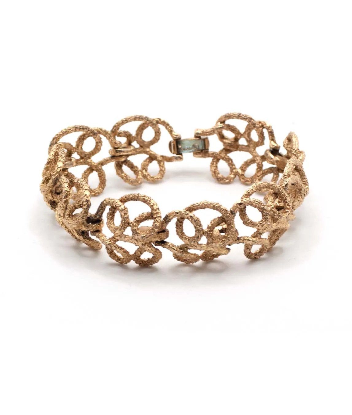 Crown Trifari gold coloured bracelet