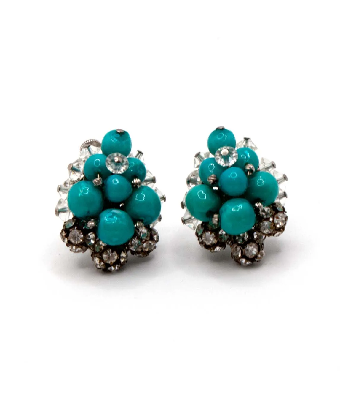 Vintage Vendôme turquoise earrings