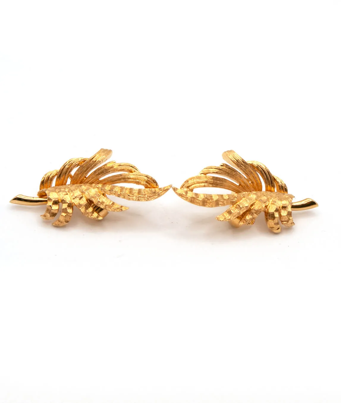 Vintage Boucher wheat sheaf earrings 