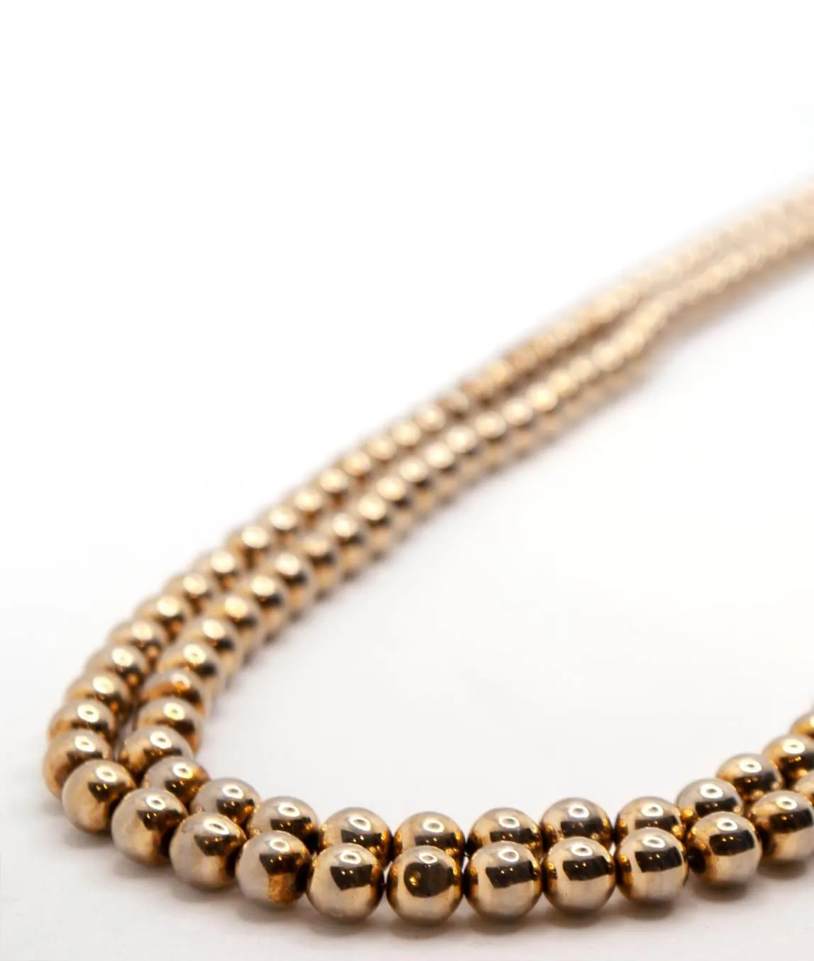 Vintage Kramer gold-coloured beads