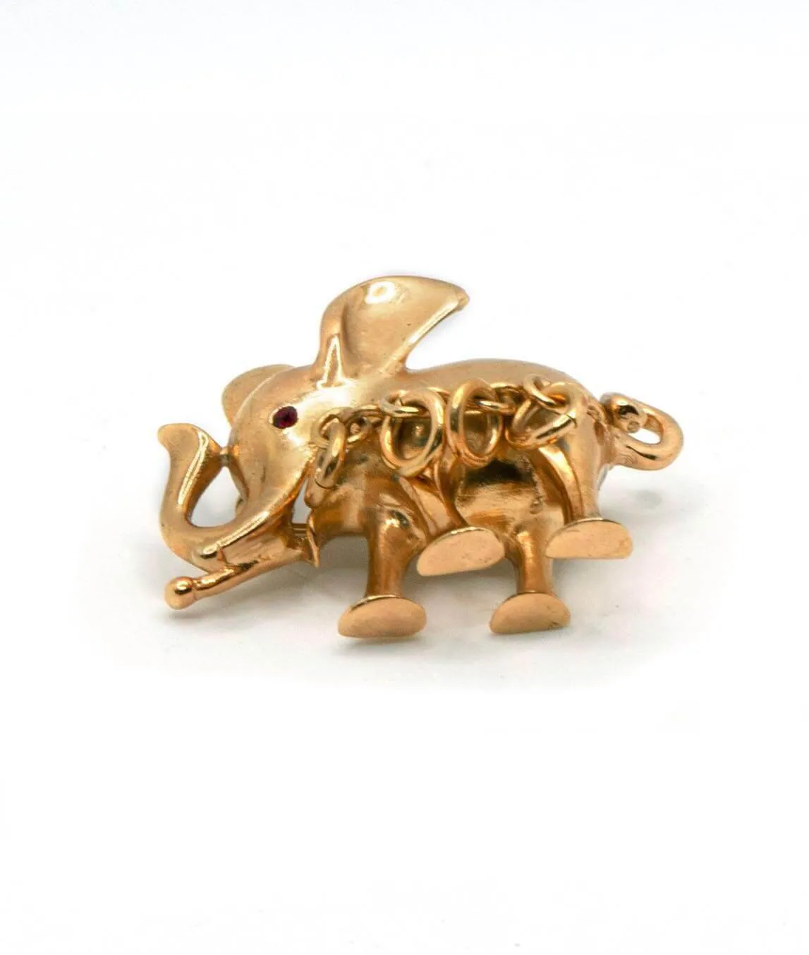 Vintage Dior elephant brooch feet