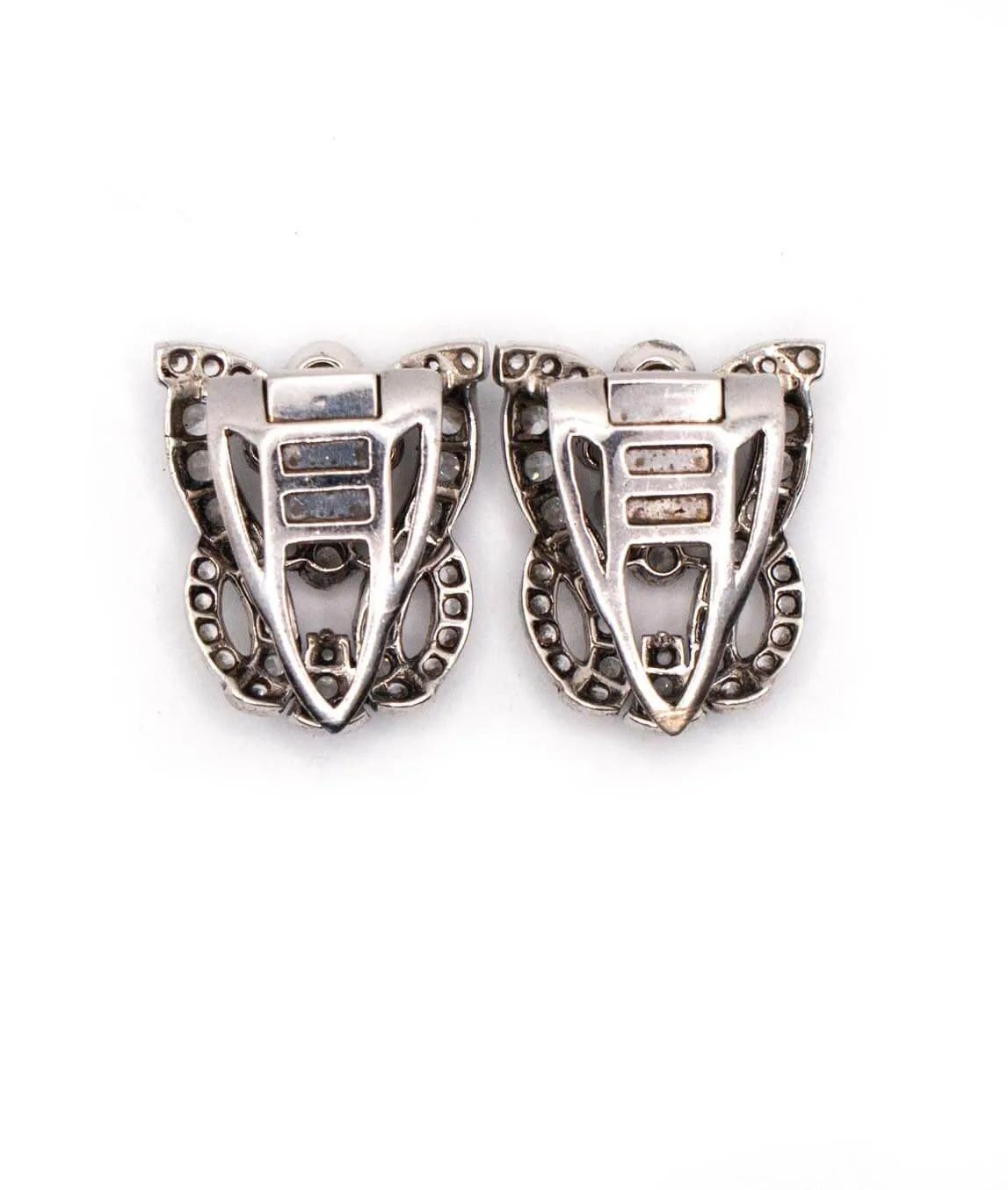 Ciro sterling silver dress clips