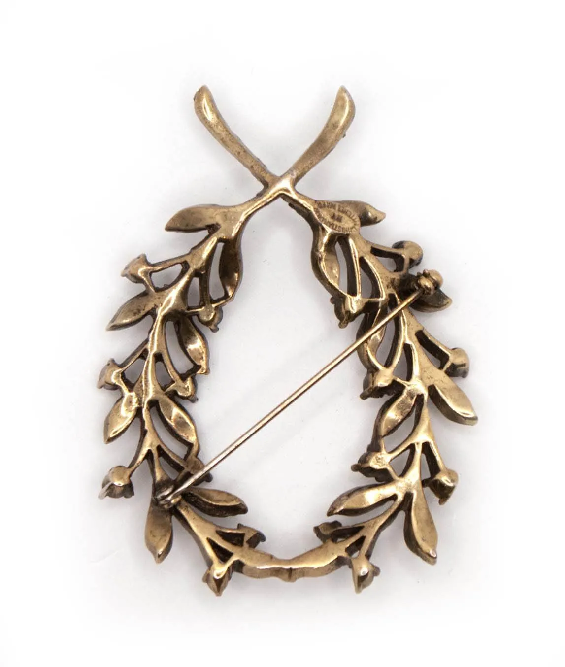 Reverse of Christian Dior by Mitchel Maer Laurel Brooch