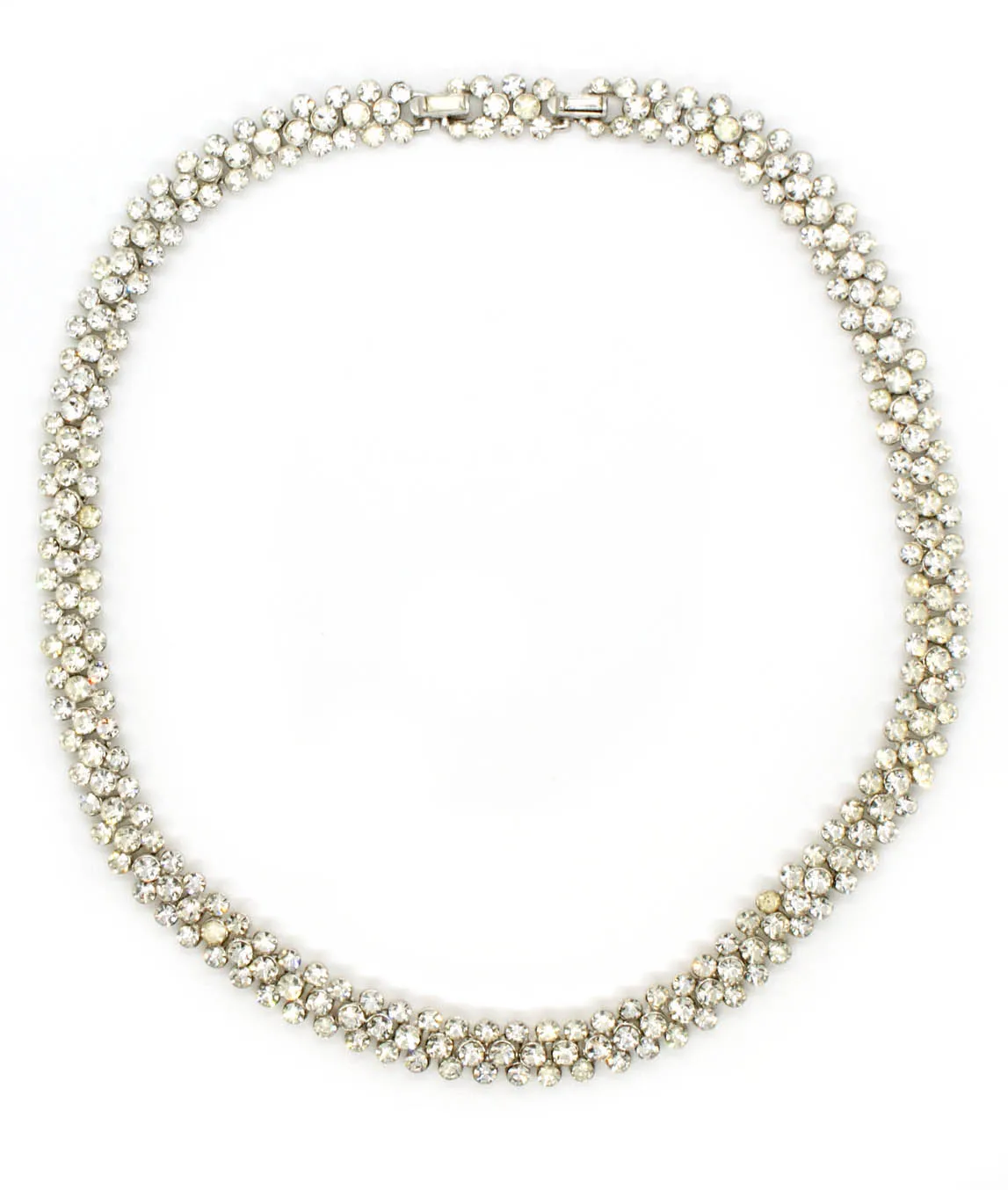 Crown Trifari Crystal Necklace