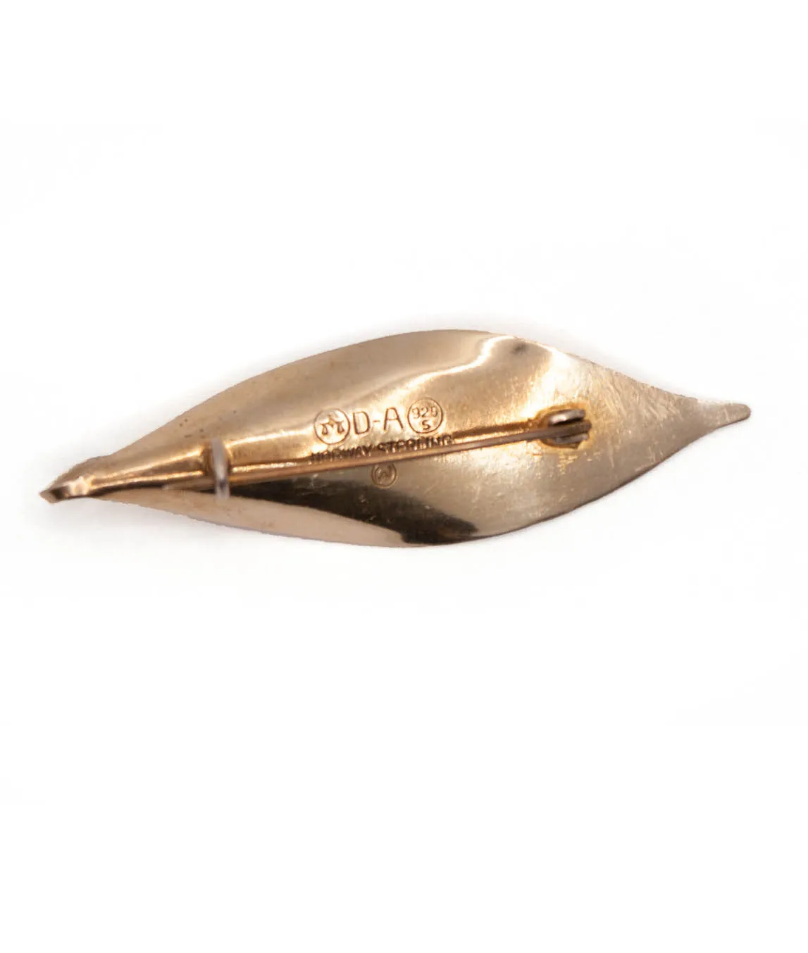 David andersen clearance leaf brooch