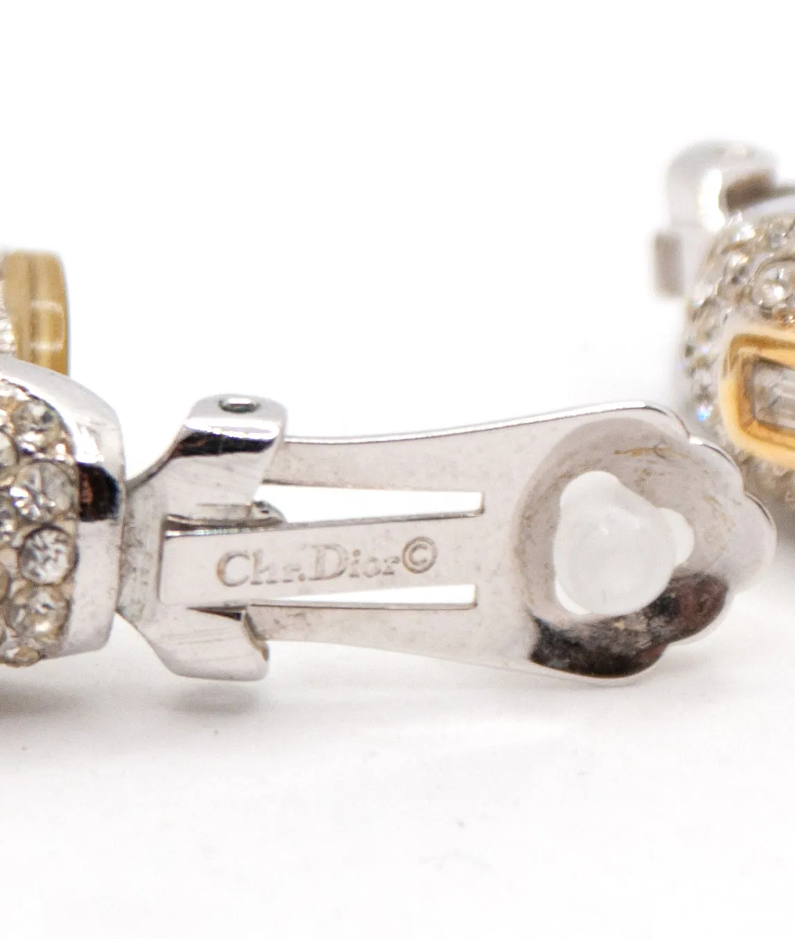 Chr. Dior stamp on earring clip
