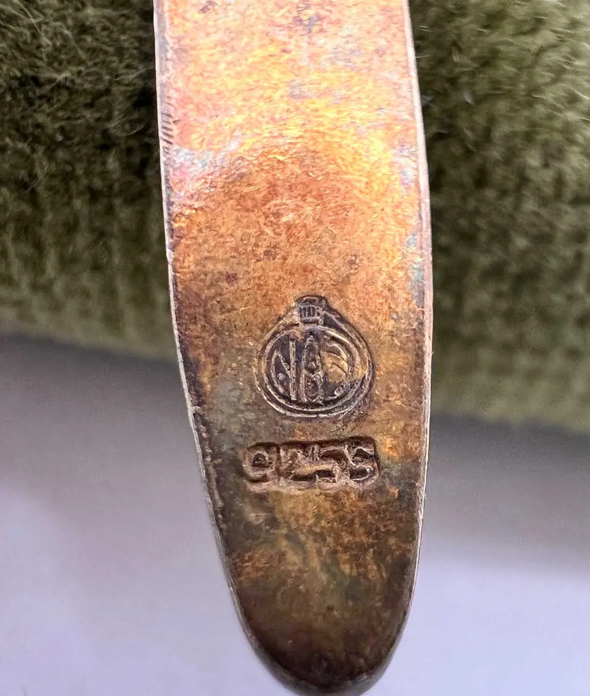 NA Jorgensen makers mark with 925S silver stamp
