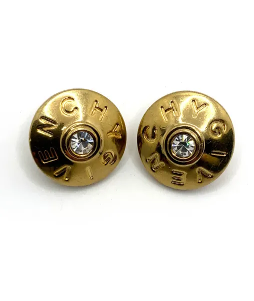 Celine Paris Vintage Celestial Clip-On Earrings