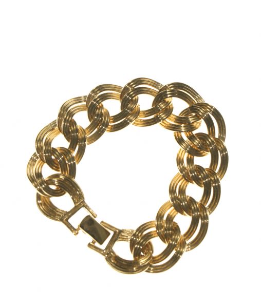 Chunky Monet Gold Link Bracelet
