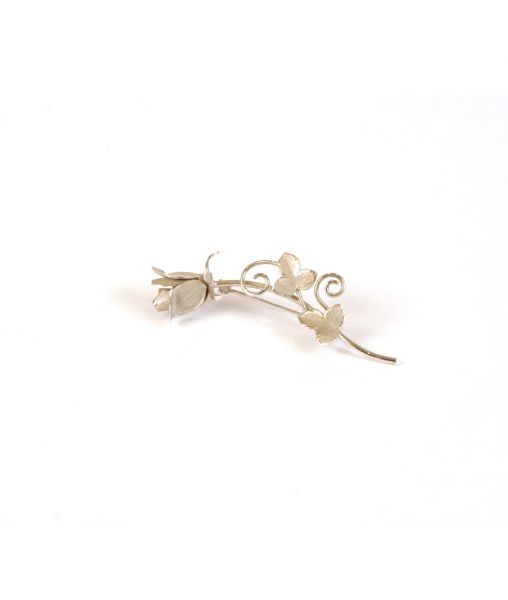 ECCO Sterling Silver Rose Brooch