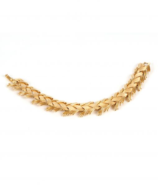 Vintage Crown Trifari Golden Bracelet