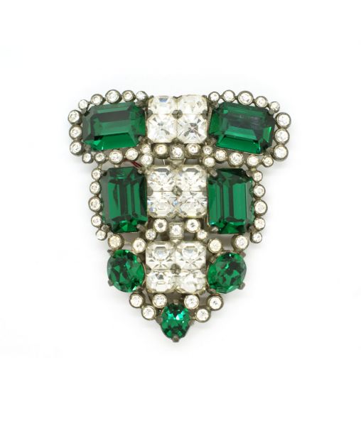 Eisenberg Original Emerald Green Dress Clip