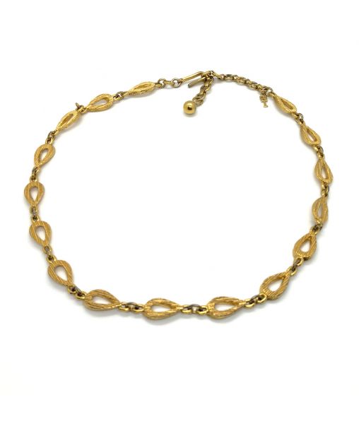 Vintage Crown Trifari Link Necklace