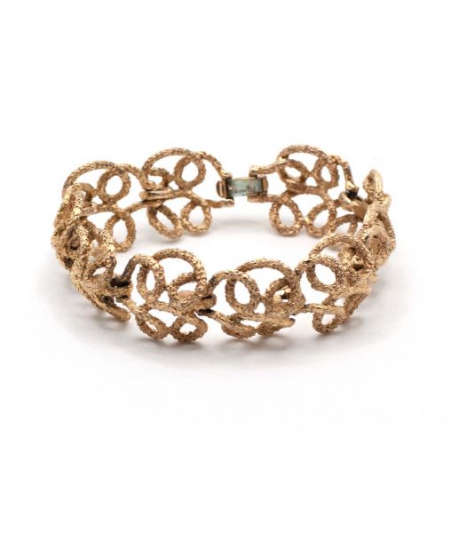 Crown Trifari Pretzel Bracelet