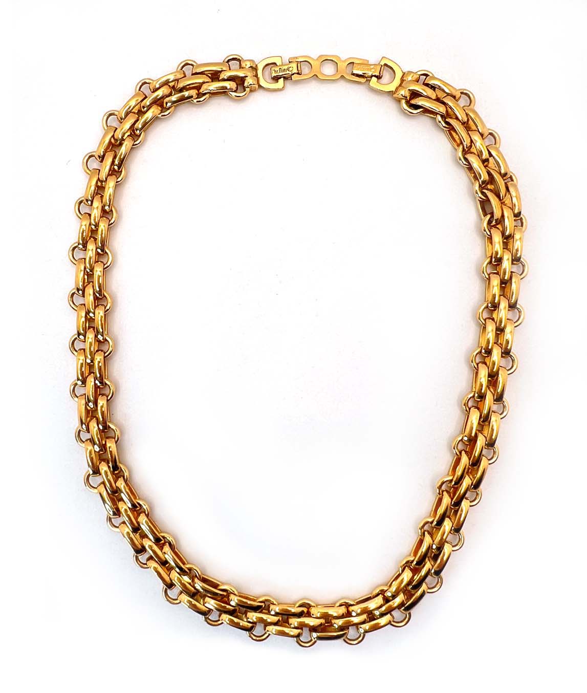 アクセサリー ChristianDior vintage goldchainnecklace 6856b56061639-66744a2f2cf07-